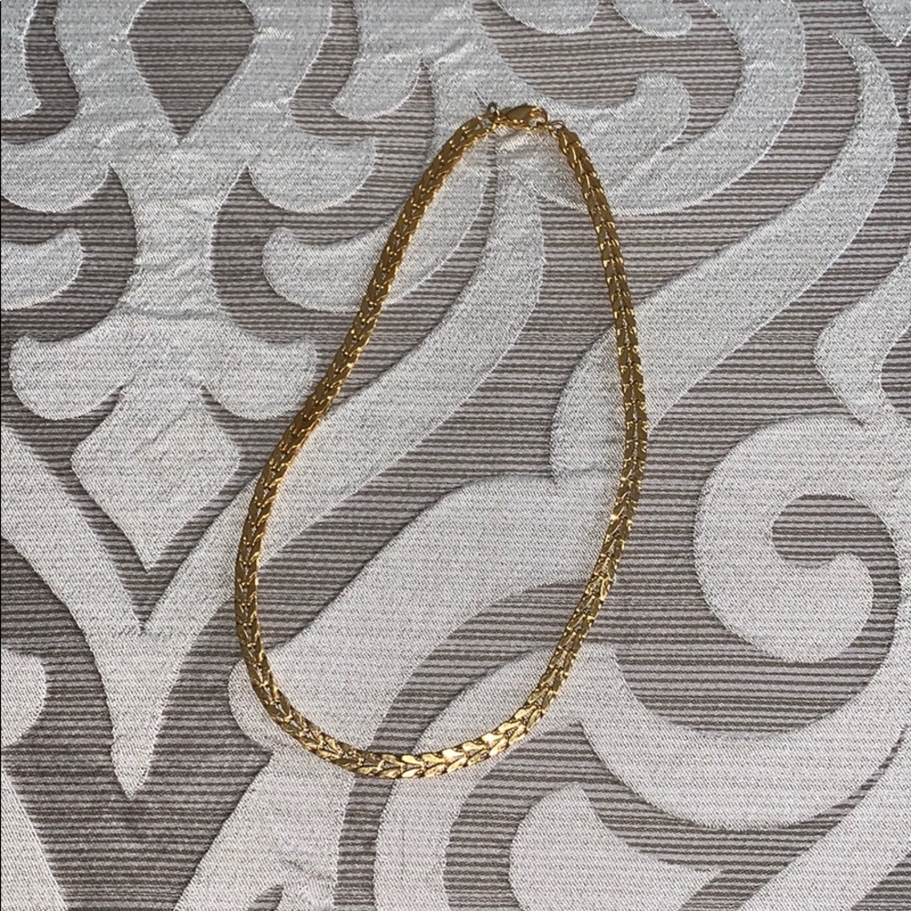 Monet gold necklace